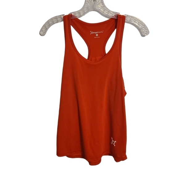 Orange Theory | Women's Orange/Red Run For Splats Racerback Tank Top (Size XS) - Picture 1 of 10
